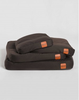 Housse de remplacement pour coussin pour chien  Clébard concept marron, écologique
