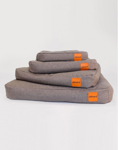 Coussin pour chien élégant - Linen - Medium Grey