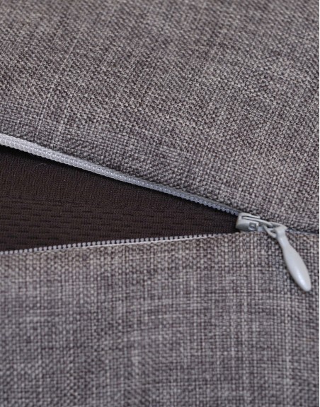 Housse de remplacement pour coussin Clébard-concept - Linen - Medium Grey