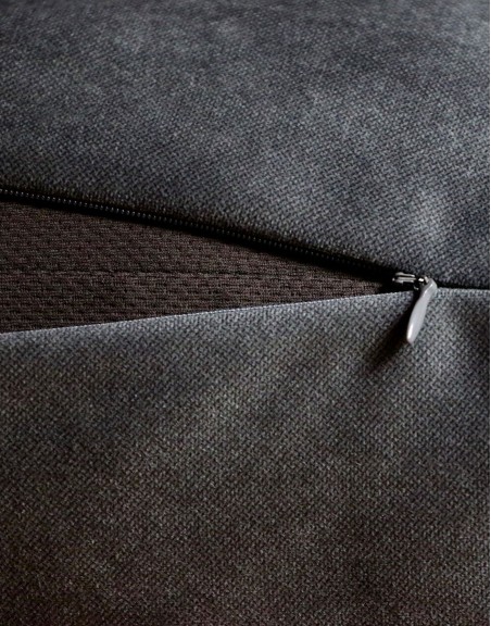 Replacement Outer Cover for Clébard-concept dog's cushion -  Velvet Taupe Grey