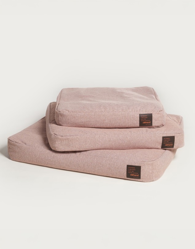 Coussin pour chien - Tweed - Vieux Rose