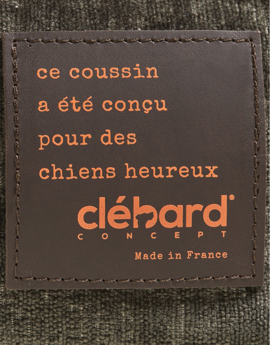 collection coussin pour chien Clébard concept - Moiré Taupe