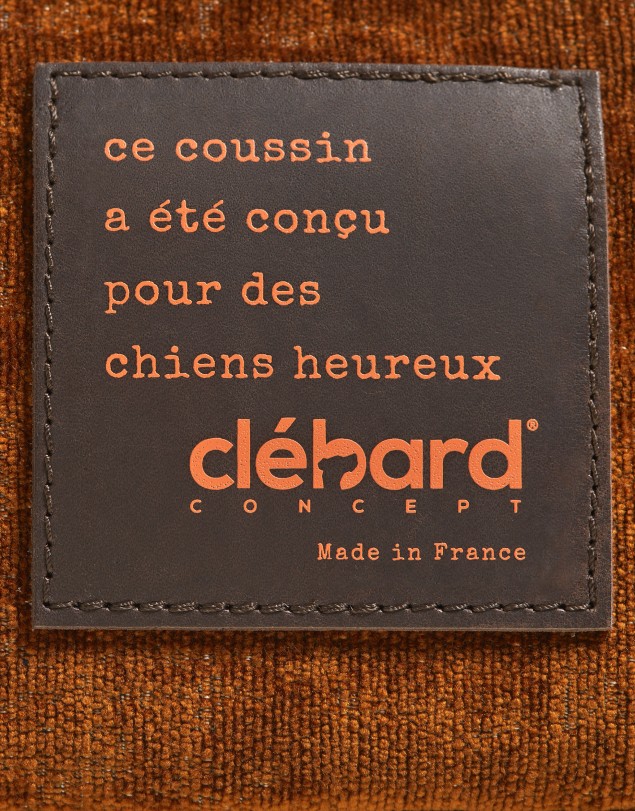 collection coussin pour chien Clébard concept - Moiré Rouille