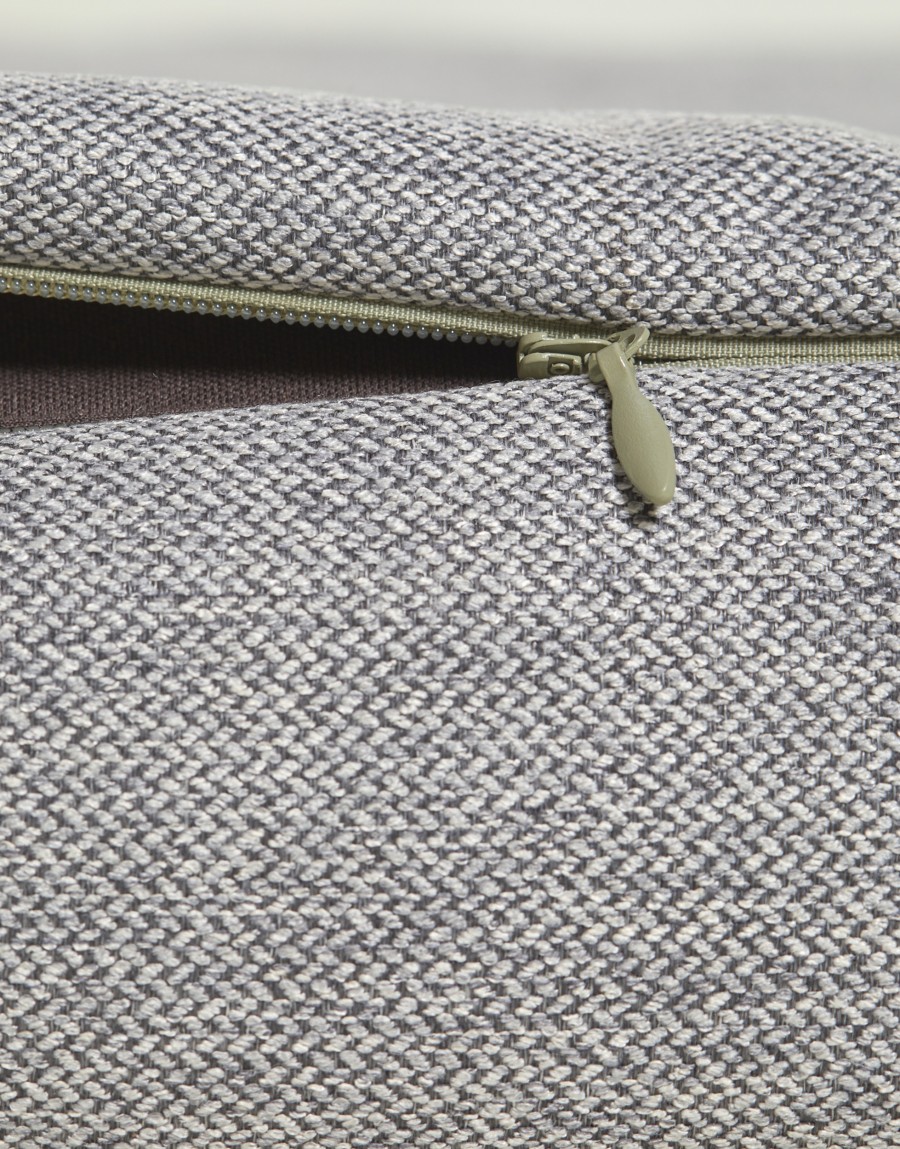 Housse de remplacement pour coussin Clébard concept - Chevron - Gris Foncé