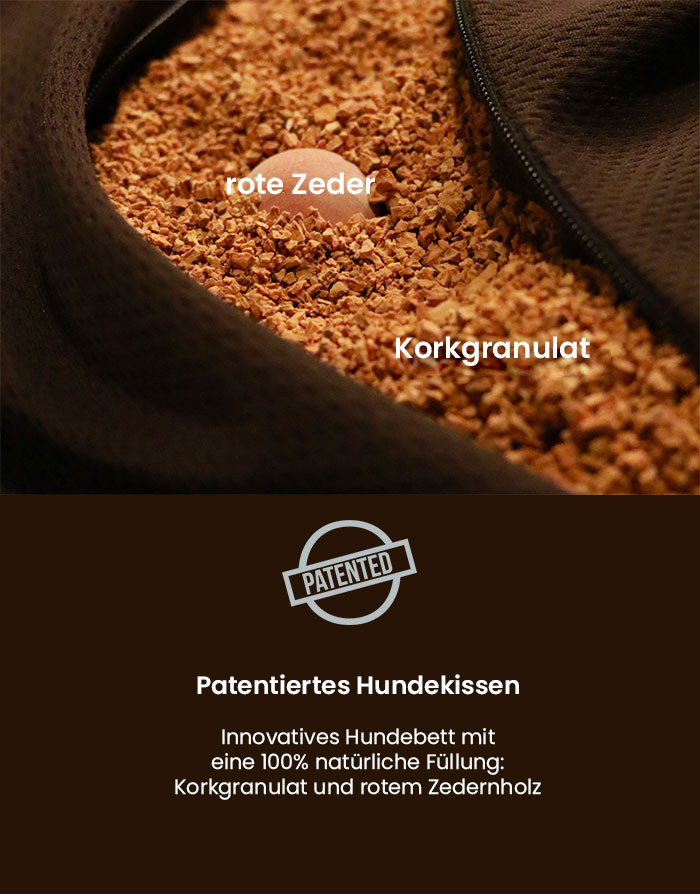 natürliches füllendes Hundekissen